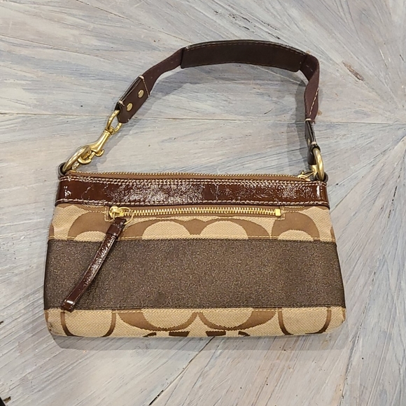 Coach Handbags - Coach Signature C canvas & Leather mini purse